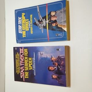 2 Star Trek books 1981 and 84 search for spock entropy effect Vonda McIntyre